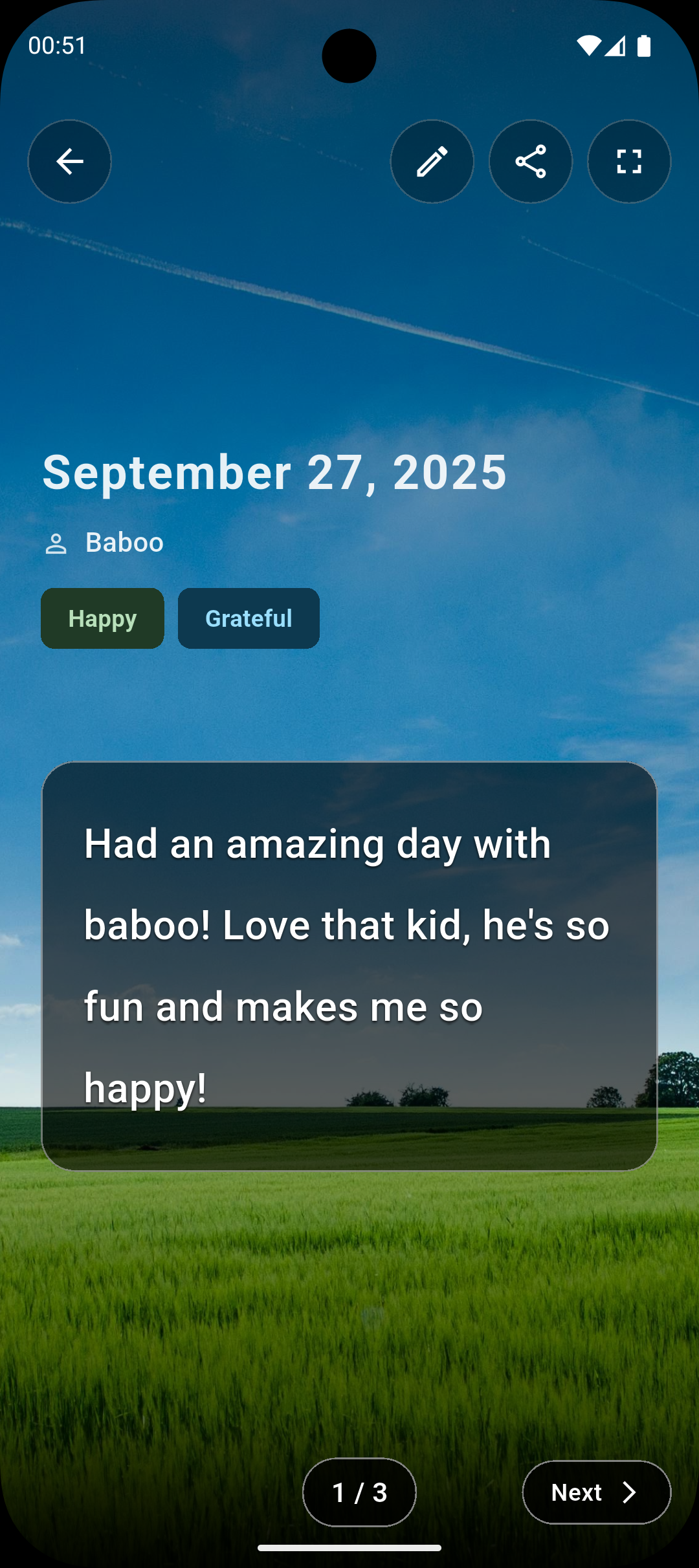 DadTrack Magazine Mode